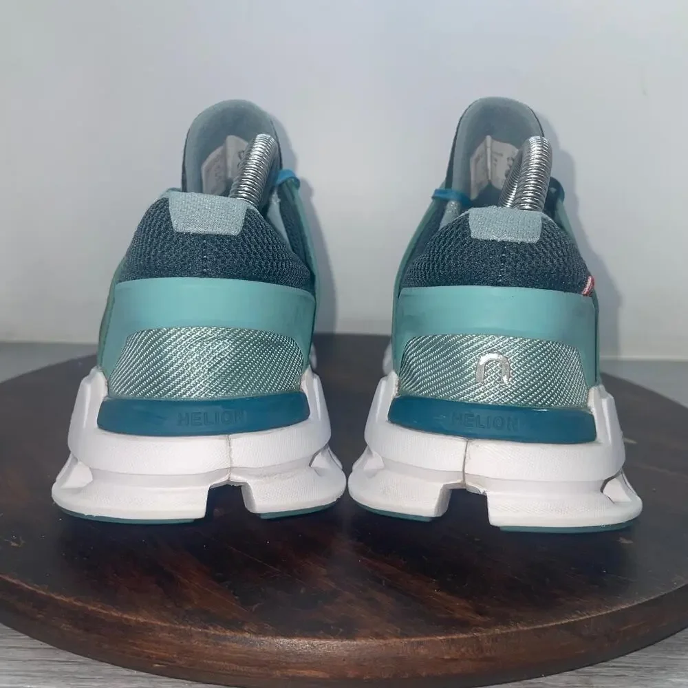 ON Women's Cloudswift Running Sneakers Shoes Teal/Storm Comfort Size 9 *Flaws*